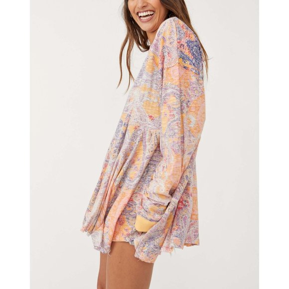 Free People Multicolor Long Sleeve Top - Picture 4 of 8